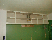 cabinets secured to the ceiling